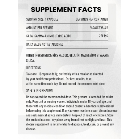 Zeus Nutrition Gaba 60 Kapsül 